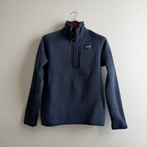 Patagonia Better Sweater 1/4 Zip Fleece – Blue | Size Small
